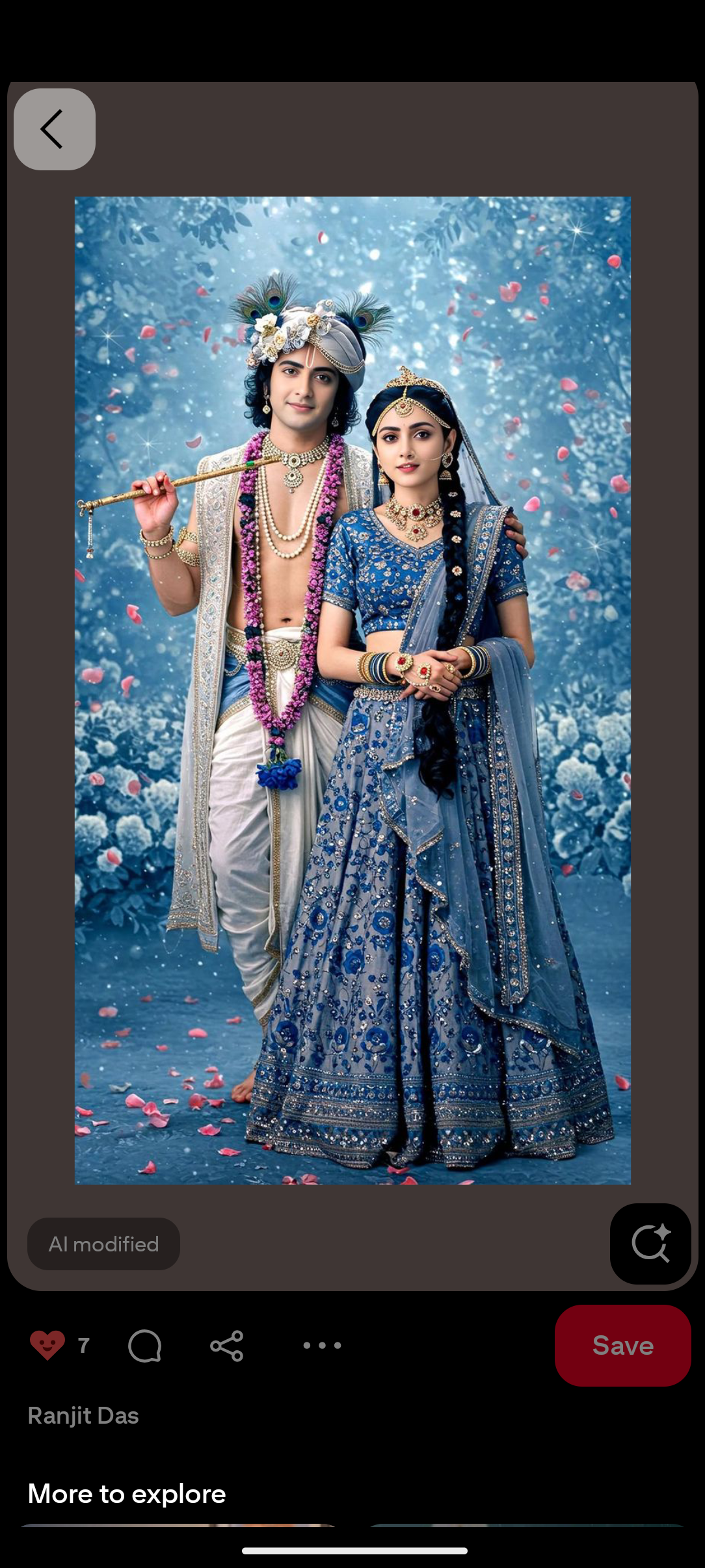 Devotional post media by Radha Radha