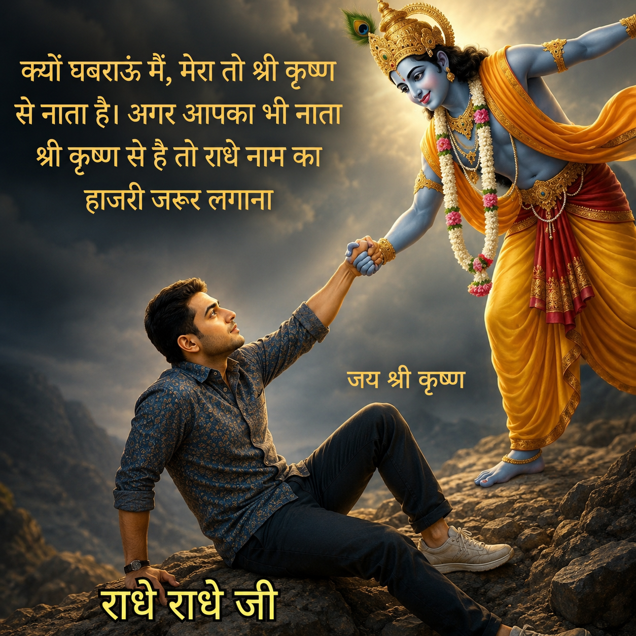 Devotional post media by Sanju ❤️HR❤️