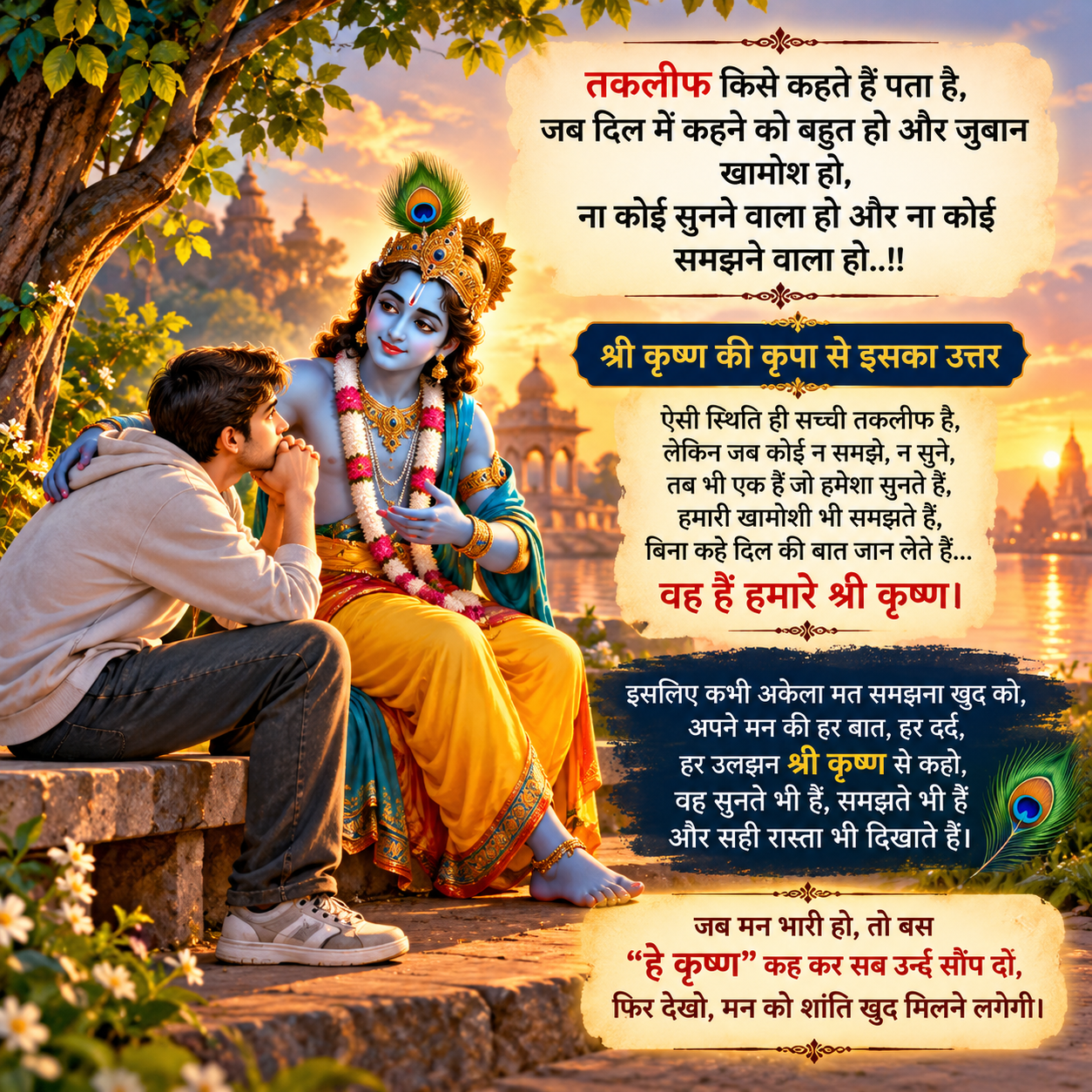 Devotional post media by Sanju 🌺