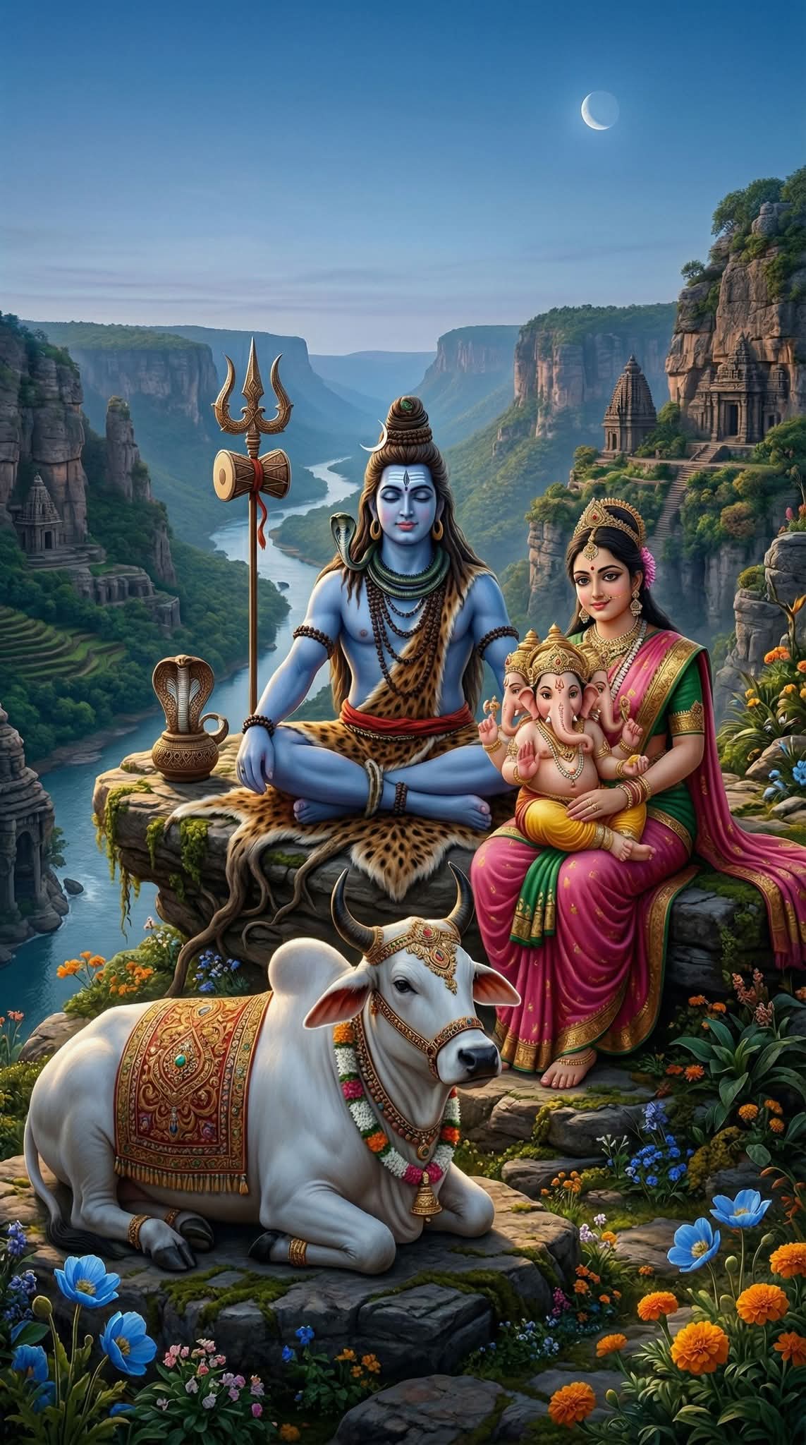 Devotional post media by Akash Meghe श्री हनुमान चालीसा