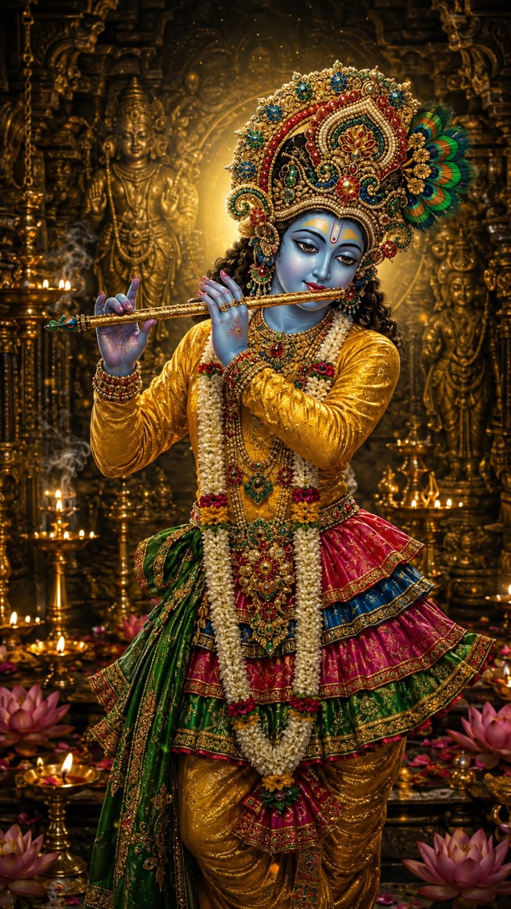 Devotional post media by soni khanna ♥️🌸राधेराधे🌸💙🌸राधेराधे🌸💛