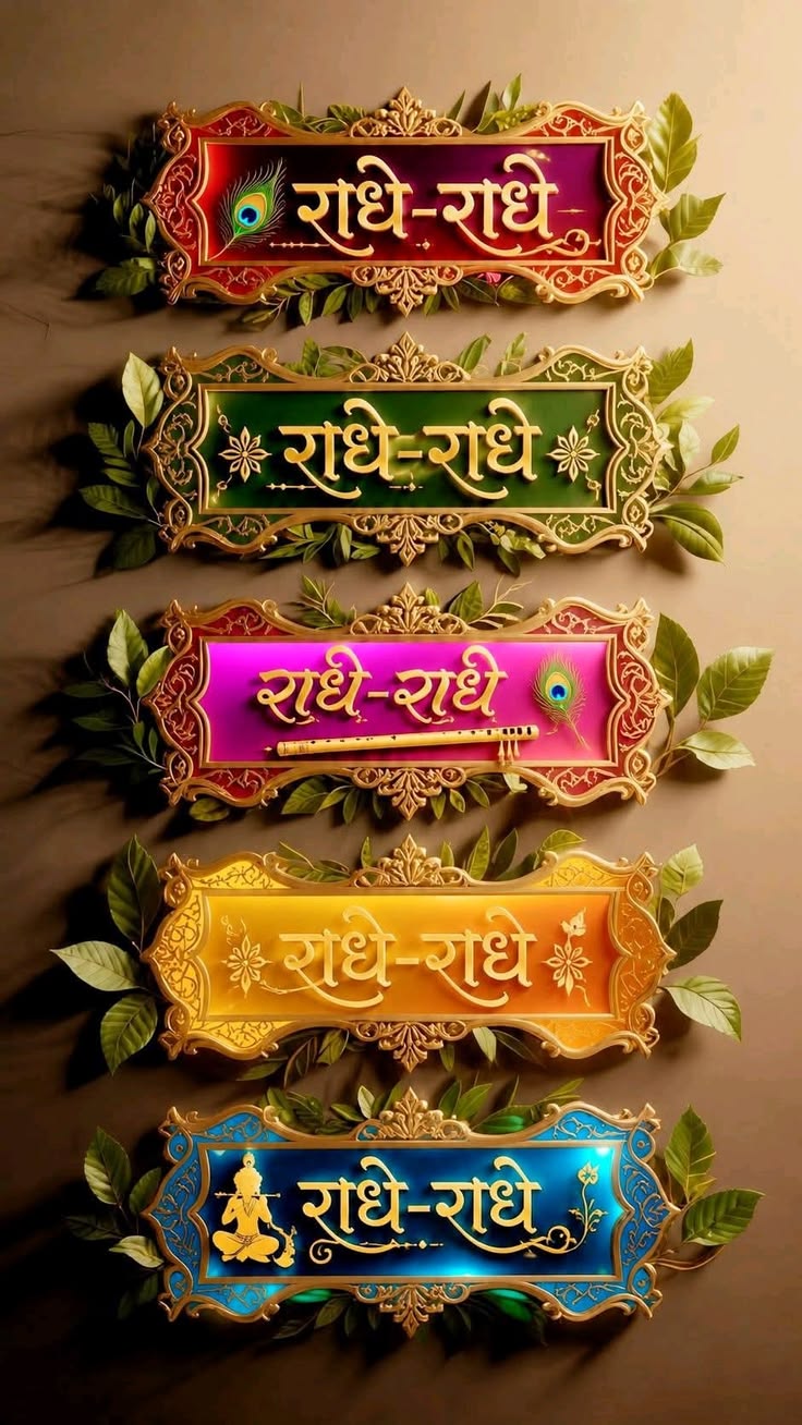 Devotional post media by soni khanna ♥️🌸राधेराधे🌸💙🌸राधेराधे🌸💛